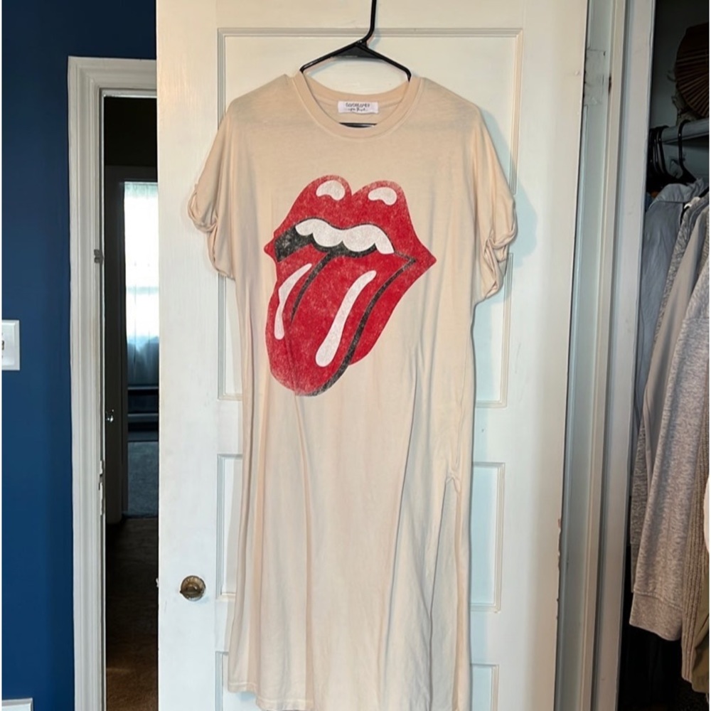 Daydreamer for Free People Rolling Stones Maxi Tee Dress
